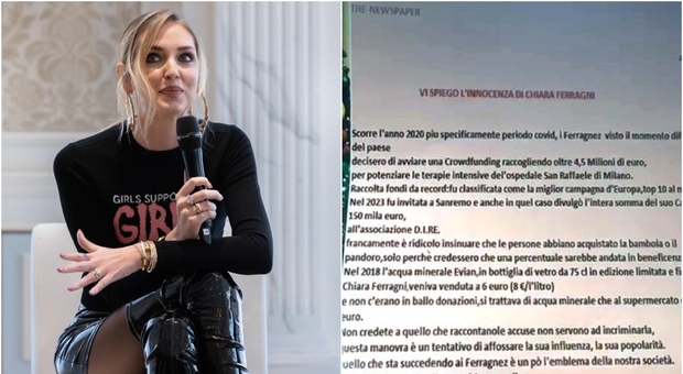 Chiara Ferragni, centinaia di volantini a Milano: «Vi spiego perché è innocente». Lo staff si dissocia