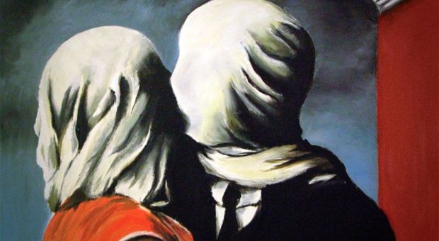"Amanti" di Magritte