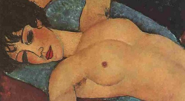 "Nudo disteso" di Modigliani