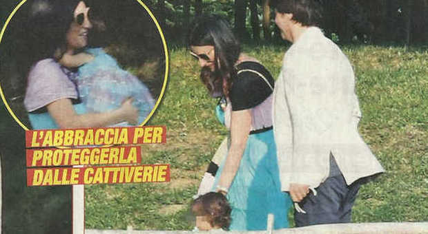 Laura Pausini, fuga con la famiglia in campagnia