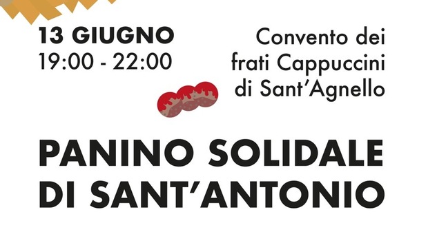 “Panini solidali” e mercatini di beneficenza alla festa di Sant'Antonio a Napoli