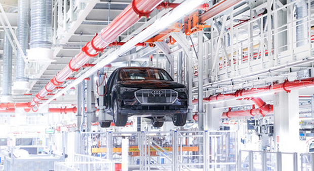 Un impianto produttivo Audi