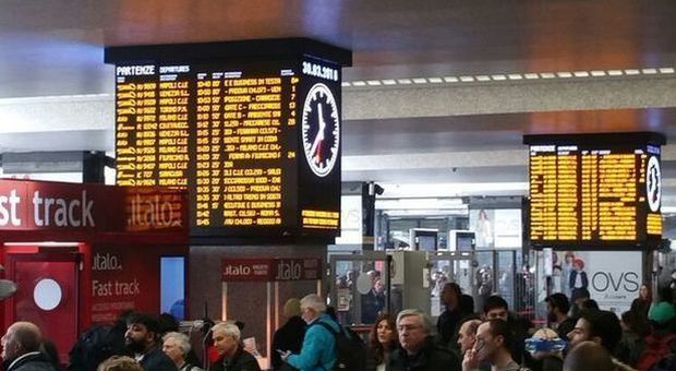 Treni alta velocità: guasto sulla linea Roma-Napoli, ritardi fino a 2 ore