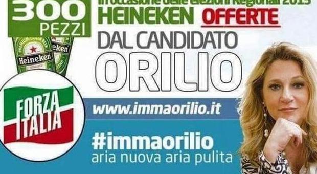 Il manifesto elettorale di Imma Orilio