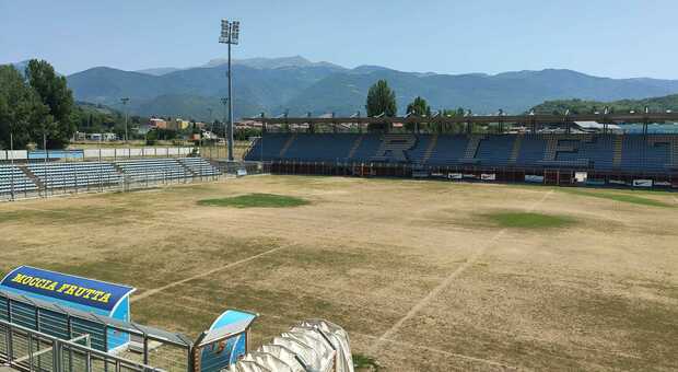 Lo stadio Scopigno di Rieti (foto d'Archivio)
