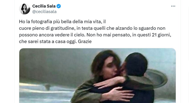  «La foto più bella della mia vita, non pensavo che sarei stata a casa oggi»