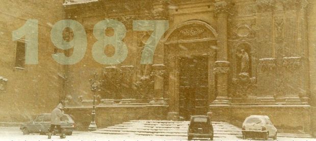 Nel 1987 l'altra grande nevicata sul Salento