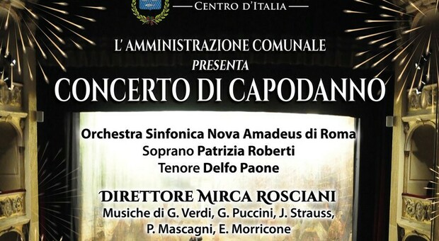 Il 1° gennaio al Teatro Flavio Vespasiano il Concerto di Capodanno con l’Orchestra Nova Amadeus