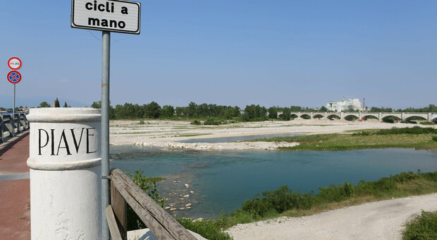 Preoccupazione per lo stato del fiume Piave a causa della siccità
