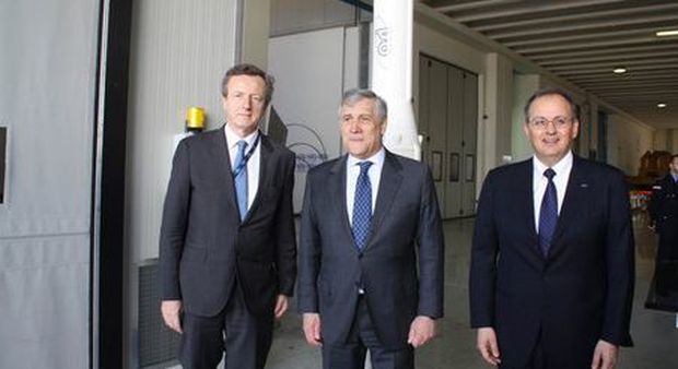 Colleferro, il presidente del Parlamento Europeo Tajani all'Avio alla scoperta dei record del lanciatore Vega