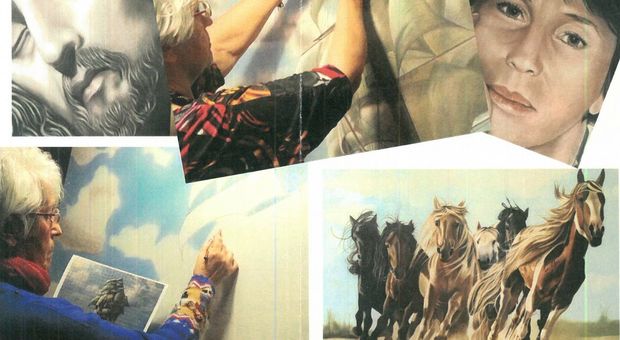 Decorazione ceramica e pittura iperrealista, le opere di Stefania Del Nero in mostra a Veroli