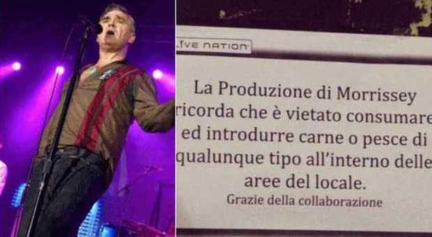 Roma, il concerto di Morrisey è "vegetariano": il pubblico non puà mangiare carne o pesce
