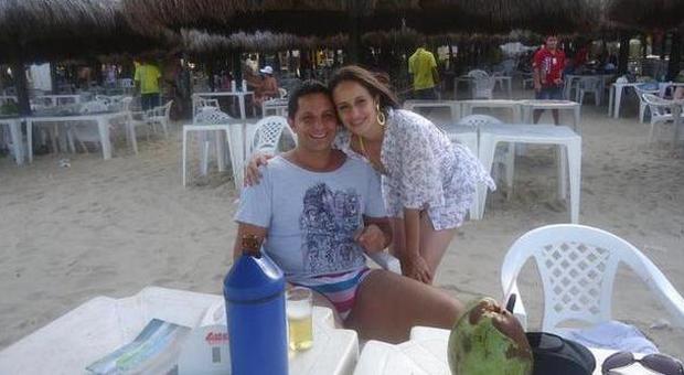 Michelli Nogueira e il marito (Facebook)