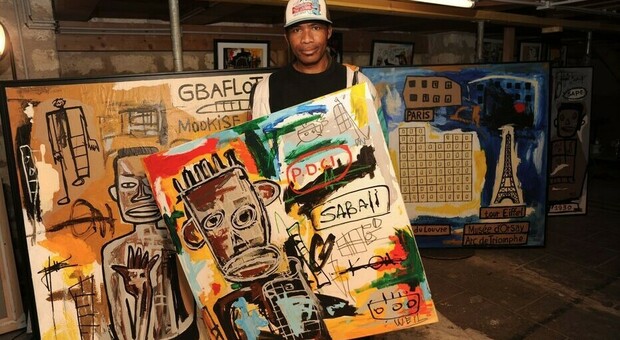Well Rimo, il pittore-migrante arrivato con un barcone. «Va all'asta con Picasso, le sue opere valgono più di 10mila euro»