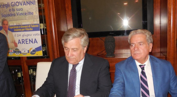 Da sinistra: Antonio Tajani e Giovanni Arena