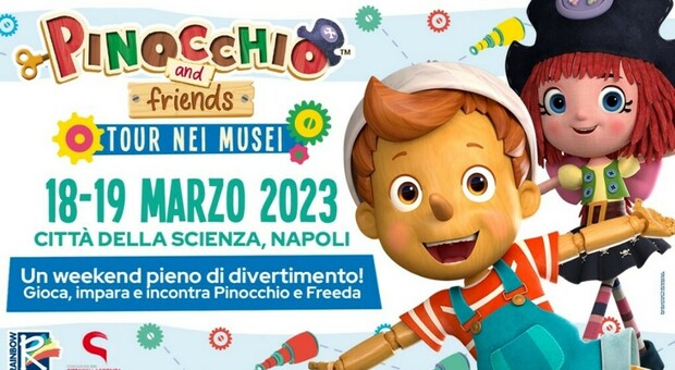 Città della Scienza, «Pinocchio and friends» in tour 18 e 19 marzo