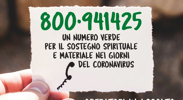 Rieti, coronavirus: iniziative solidali della Chiesa reatina, c'è anche numero verde