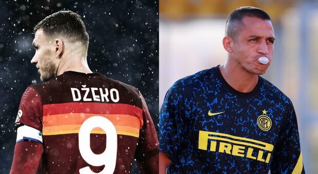 Roma e Inter distanti: lo scambio Dzeko-Sanchez si blocca