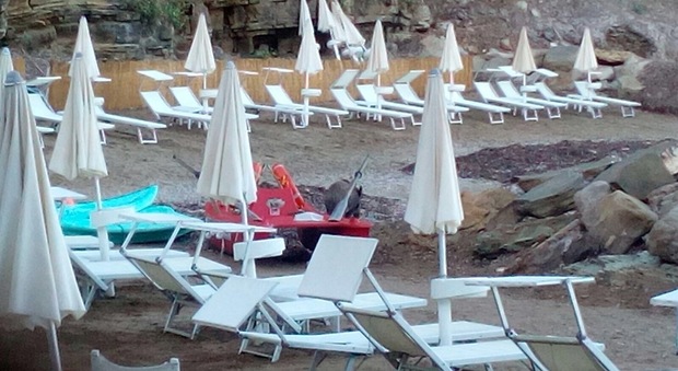 Castellabate, cinghiale in spiaggia tra i turisti