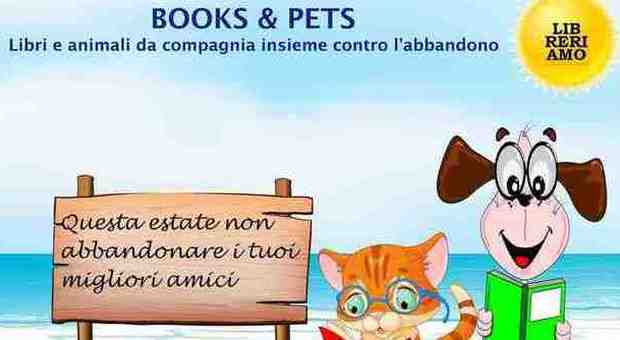 “Books & Pets”, scatta su Facebook e Twitter la campagna contro l'abbandono degli animali