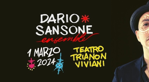 Dario Sansone torna ad esibirsi dal vivo in un concerto teatrale inedito
