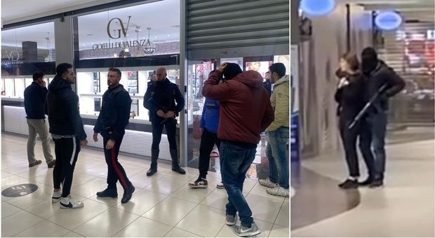 Rapina armata in gioielleria al centro commerciale Valecenter, caccia ai banditi in tutto il Veneto. I testimoni: «Urlavano “fuggite via”»