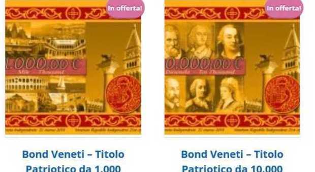 I bond veneti pubblicizzati sul sito plebiscito.eu