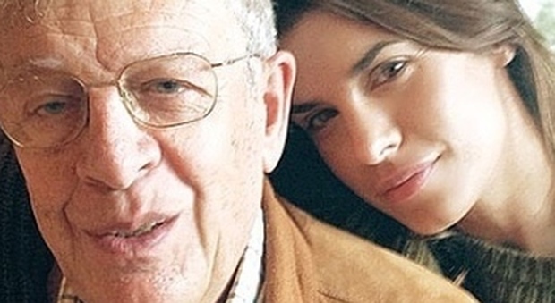"Babbino, ti voglio bene": l'addio di Elisabetta Canalis al papà morto