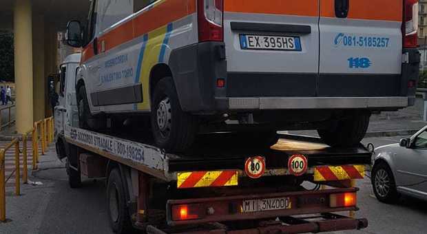 Ambulanza senza assicurazione, sequestrata dopo un soccorso