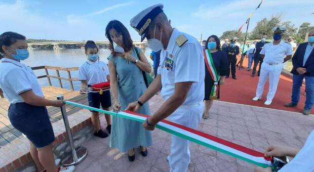 Sabaudia: inaugurata la torre d'arrivo del Centro Sportivo Remiero della Marina Militare