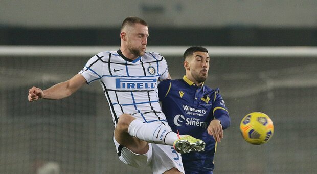 Skriniar-Zaccagni Inter vs Verona