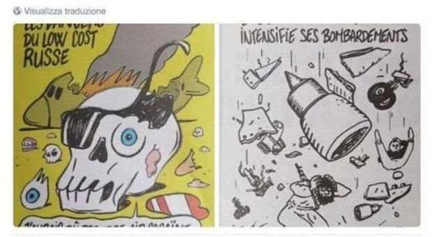 Aereo caduto in Sinai, polemica sulle vignette di Charlie Hebdo