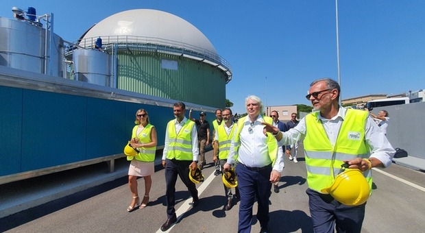 Biogas, avviata la produzione nel depuratore di Bari