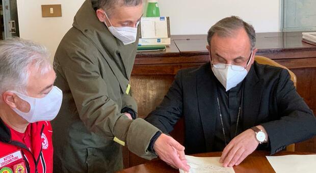La Croce rossa reatina dona all'Istituto storico tre documenti inediti sul venerabile Massimo Rinaldi