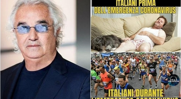 Coronavirus, Flavio Briatore attacca gli sportivi dell'ultima ora: «Tutti maratoneti! Idioti»