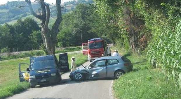 L'incidente a Colmaggiore di San Severino
