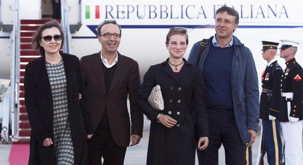 Nicoletta Braschi, Roberto Benigni, Bebe Vio e Raffaele Cantone