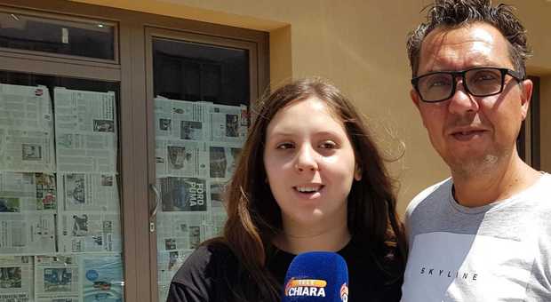 Renato Sinigaglia intervistato da una tv locale
