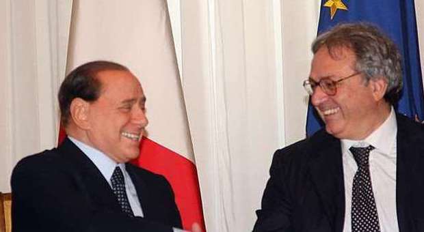 Silvio Berlusconi e Gian Mario Spacca