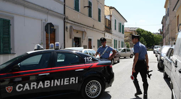 I carabinieri hanno arrestato l'operaio