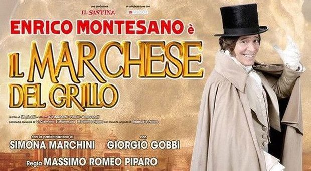 Il Marchese del Grillo con Montesano al Sistina: "Non imito Sordi, e il finale è un po' diverso..."