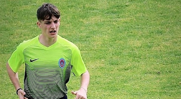 Emanuele Nobile, in gol con l'U17 a San Benedetto