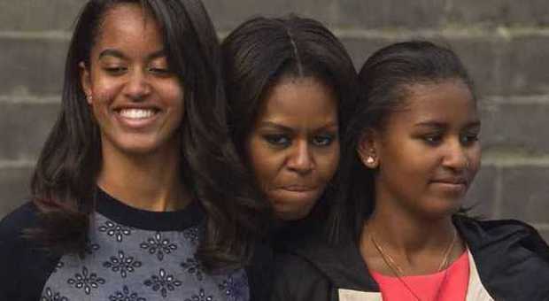 Michelle Obama e le figlie