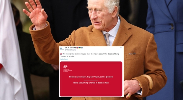 «Re Carlo è morto», la fake news sui media russi che Londra è costretta a smentire: «Sta bene»
