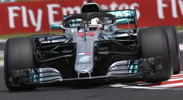 Gp d'Ungheria: pole bagnata per Hamilton, le Ferrari in seconda fila
