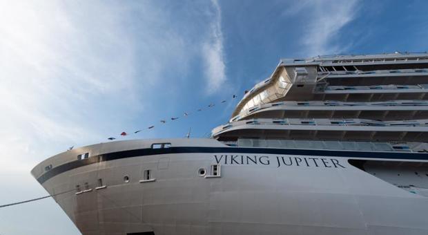 Ancona, varata la "Viking Jupiter" Nave da crociera per mille passeggeri