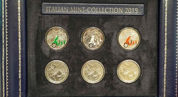 La Vespa di Piaggio simbolo dell'Italia nella nuova speciale collezione Numismatica