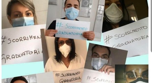 Coronavirus, infermieri "contro". Campagna social #scorrimentograduatoria per le assunzioni definitive