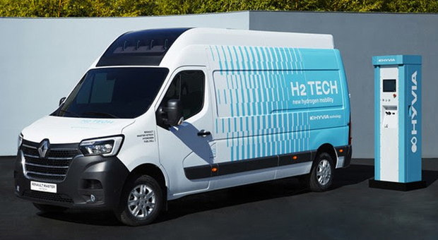 il prototipo Renault Master Van H2-Tech che verrà presentato i prossimi 27 e 28 ottobre all’evento Hyvolution a Parigi