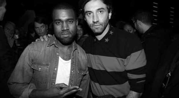 Kanye West e Riccardo Tisci (purple.fr)